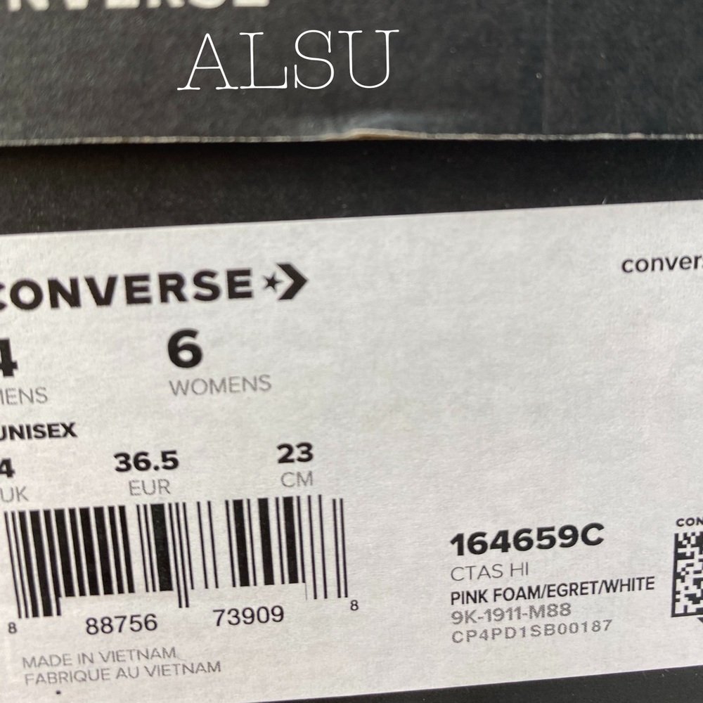 Converse Chuck Taylor All Star High  Floral Foam Women's Size 164659C - Picture 11 of 11